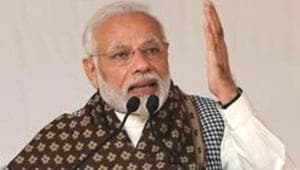 Prime Minister Narendra Modi will address an election rally in Agra.(HT Photo) Prime Minister Narendra Modi will address an election rally in Agra.(HT Photo)
