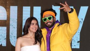 Bollywood Actors Ranveer Singh and Alia Bhatt poses during trailer launch of their upcoming film Gully Boy.(ANI) Bollywood Actors Ranveer Singh and Alia Bhatt poses during trailer launch of their upcoming film Gully Boy.(ANI)