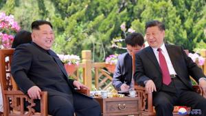 North Korean leader Kim Jong-un meets Chinese President Xi Jinping, in Dalian, China.(Reuters) North Korean leader Kim Jong-un meets Chinese President Xi Jinping, in Dalian, China.(Reuters)