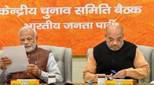 Thousands of members of the Bharatiya Janata Party (BJP)’s national council will meet on Friday in New Delhi for three days ahead of the crucial Lok Sabha election to be held later this year.(PTI) Thousands of members of the Bharatiya Janata Party (BJP)’s national council will meet on Friday in New Delhi for three days ahead of the crucial Lok Sabha election to be held later this year.(PTI)