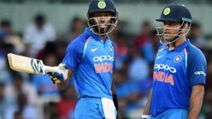 File picture of Hardik Pandya, MS Dhoni(PTI) File picture of Hardik Pandya, MS Dhoni(PTI)