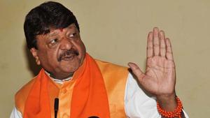 Vijayvargiya claimed that votes got split in the Assembly polls as the Congress created a ‘delusion’.(Hindustan Times) Vijayvargiya claimed that votes got split in the Assembly polls as the Congress created a ‘delusion’.(Hindustan Times)
