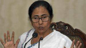 West Bengal chief minister Mamata Banerjee on Friday questioned the timing of the release of the film, The Accidental Prime Minister.(PTI) West Bengal chief minister Mamata Banerjee on Friday questioned the timing of the release of the film, The Accidental Prime Minister.(PTI)