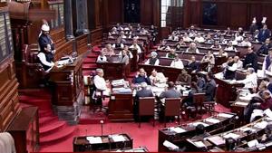A view of the Rajya Sabha session during the Parliament Winter Session, in New Delhi.(PTI Photo) A view of the Rajya Sabha session during the Parliament Winter Session, in New Delhi.(PTI Photo)