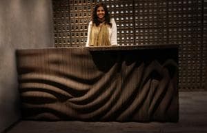 Artist Bandana Jain uses corrugated cardboard to recreate childhood memories, with a message of sustainability woven in. Artist Bandana Jain uses corrugated cardboard to recreate childhood memories, with a message of sustainability woven in.