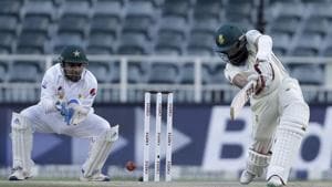 Hashim Amla in action against Pakistan.(AP) Hashim Amla in action against Pakistan.(AP)