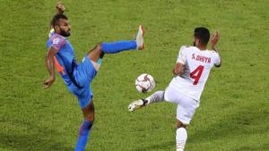 India lose 0-1 to Bahrain in their 2019 Asian Cup clash.(Twitter) India lose 0-1 to Bahrain in their 2019 Asian Cup clash.(Twitter)