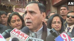 Gujarat government will give 10% reservation to the economically weaker sections in general category of the community, chief minister Vijay Rupani said.(ANI/Twitter)