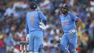 File picture of MS Dhoni, Rohit Sharma(AP) File picture of MS Dhoni, Rohit Sharma(AP)