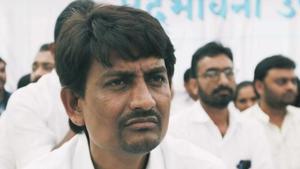 Congress lawmaker and OBC leader Alpesh Thakor in Ahmedabad on 11, 2018.(HT File Photo) Congress lawmaker and OBC leader Alpesh Thakor in Ahmedabad on 11, 2018.(HT File Photo)