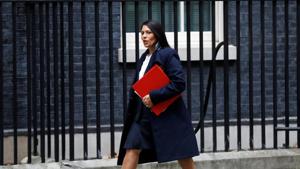 File photo of Priti Patel, Britain's Secretary of State for International Development, as she arrives in Downing Street, in London.(REUTERS) File photo of Priti Patel, Britain's Secretary of State for International Development, as she arrives in Downing Street, in London.(REUTERS)