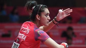A file photo of 2018 Asian Games medallist Mannika Batra.(AFP) A file photo of 2018 Asian Games medallist Mannika Batra.(AFP)