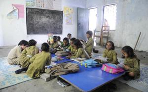 Till 2016, private school enrollment was increasing in the state, but in 2018 the figures show a decline.(HT File Photo) Till 2016, private school enrollment was increasing in the state, but in 2018 the figures show a decline.(HT File Photo)