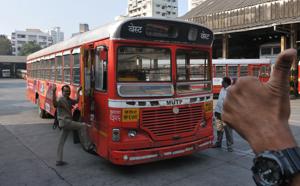 BEST buses resumed services after nine days of strike BEST buses resumed services after nine days of strike