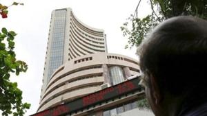 A man looks at a screen across a road displaying the Sensex on the facade of the Bombay Stock Exchange (BSE) building in Mumbai, India, June 29, 2015. REUTERS/Danish Siddiqui/File Photo(REUTERS) A man looks at a screen across a road displaying the Sensex on the facade of the Bombay Stock Exchange (BSE) building in Mumbai, India, June 29, 2015. REUTERS/Danish Siddiqui/File Photo(REUTERS)