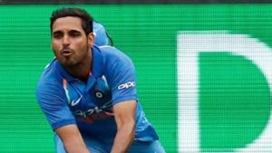 Bhuvneshwar Kumar takes a catch during MCG ODI.(BCCI/ Instagram)