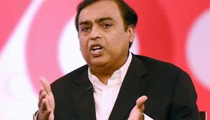 Reliance Industries Chairman and Managing Director Mukesh Ambani Friday urged Prime Minister Narendra Modi to take steps against ‘data colonisation’, specially by global corporations, stating that Indian data must be owned by Indians.(PTI) Reliance Industries Chairman and Managing Director Mukesh Ambani Friday urged Prime Minister Narendra Modi to take steps against ‘data colonisation’, specially by global corporations, stating that Indian data must be owned by Indians.(PTI)