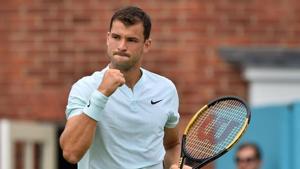 File image of Tennis player Grigor Dmitrov(AFP) File image of Tennis player Grigor Dmitrov(AFP)