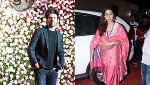 Kartik Aaryan and Sara Ali Khan at different events.(IANS) Kartik Aaryan and Sara Ali Khan at different events.(IANS)