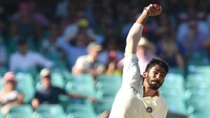 Jasprit Bumrah in action during India’s Test series against Australia.(AFP) Jasprit Bumrah in action during India’s Test series against Australia.(AFP)