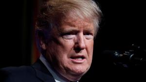 President Donald Trump said he’ll be making a “major announcement” on the government shutdown and the southern border on Saturday afternoon as the standstill over his border wall continues into its fifth week.(Reuters Photo) President Donald Trump said he’ll be making a “major announcement” on the government shutdown and the southern border on Saturday afternoon as the standstill over his border wall continues into its fifth week.(Reuters Photo)