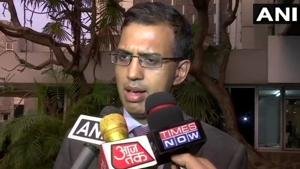 National security adviser (NSA) Ajit Doval’s son Vivek Doval on Monday filed a criminal defamation complaint against Congress leader Jairam Ramesh and The Caravan Magazine.(ANI/Twitter) National security adviser (NSA) Ajit Doval’s son Vivek Doval on Monday filed a criminal defamation complaint against Congress leader Jairam Ramesh and The Caravan Magazine.(ANI/Twitter)