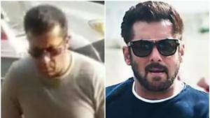 Salman Khan (R) and his doppelganger on the left. Salman Khan (R) and his doppelganger on the left.