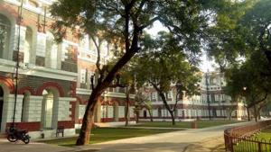 The museum on Netaji Bose is on the first floor of Red Fort barracks.(HT Photo) The museum on Netaji Bose is on the first floor of Red Fort barracks.(HT Photo)