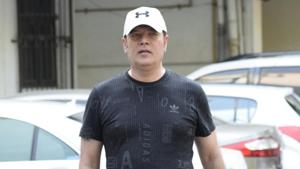 Actor Aditya Pancholi seen outside his residence in Mumbai.(IANS) Actor Aditya Pancholi seen outside his residence in Mumbai.(IANS)