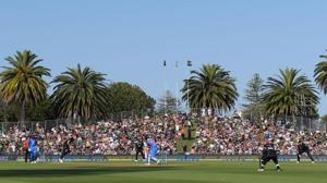 India face New Zealand in the first ODI encounter in Napier.(Twitter) India face New Zealand in the first ODI encounter in Napier.(Twitter)