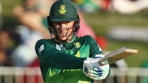 Rassie van der Dussen of South Africa bats during the 2nd One Day international match between South Africa and Pakistan.(AFP) Rassie van der Dussen of South Africa bats during the 2nd One Day international match between South Africa and Pakistan.(AFP)