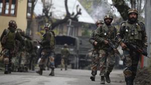Indian army soldiers patrol. Image for representation.(AFP file photo) Indian army soldiers patrol. Image for representation.(AFP file photo)