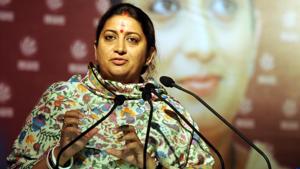 Smriti Irani(HT file photo) Smriti Irani(HT file photo)