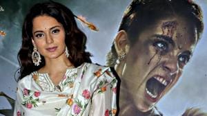 Kangana Ranaut said she will ‘destroy each one of them (Karni Sena)’ if they continued to harass her.(PTI) Kangana Ranaut said she will ‘destroy each one of them (Karni Sena)’ if they continued to harass her.(PTI)