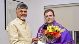 The Congress’s decision came a day after TDP chief Chandrababu Naidu met Congress president Rahul Gandhi on Tuesday.(PTI file photo) The Congress’s decision came a day after TDP chief Chandrababu Naidu met Congress president Rahul Gandhi on Tuesday.(PTI file photo)