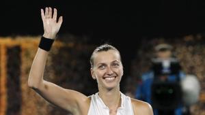 Tennis - Australian Open - Semi-final - Melbourne Park, Melbourne, Australia, January 24, 2019. Czech Republic's Petra Kvitova waves after winning match against Danielle Collins of the U.S.(REUTERS) Tennis - Australian Open - Semi-final - Melbourne Park, Melbourne, Australia, January 24, 2019. Czech Republic's Petra Kvitova waves after winning match against Danielle Collins of the U.S.(REUTERS)