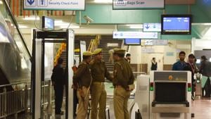 There are 15 stations in Noida and six in Greater Noida on the Aqua Line.(Virendra Singh Gosain/HT PHOTO) There are 15 stations in Noida and six in Greater Noida on the Aqua Line.(Virendra Singh Gosain/HT PHOTO)