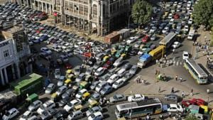 Vehicles in New Delhi.(AP Photo) Vehicles in New Delhi.(AP Photo)