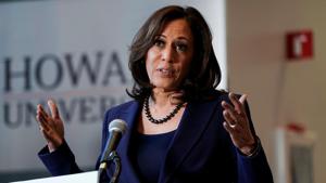 If elected, she would be the first woman and woman of colour to be the president of the United States.(REUTERS) If elected, she would be the first woman and woman of colour to be the president of the United States.(REUTERS)