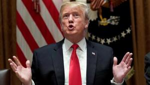US President Donald Trump speaks after competing measures to end the partial U.S. government shutdown fell short in the Senate, in the Cabinet Room of the White House in Washington, US, January 24, 2019.(REUTERS) US President Donald Trump speaks after competing measures to end the partial U.S. government shutdown fell short in the Senate, in the Cabinet Room of the White House in Washington, US, January 24, 2019.(REUTERS)