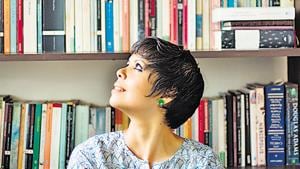Writer Janice Pariat with her books at her Delhi home.(Photo by Sambit Dattachaudhuri courtesy the author) Writer Janice Pariat with her books at her Delhi home.(Photo by Sambit Dattachaudhuri courtesy the author)