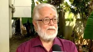 ISRO’s former cryogenic scientist Nambi Narayanan was chosen on Friday by the government for the Padma Bhushan award.(Photo: Twitter/@ANI) ISRO’s former cryogenic scientist Nambi Narayanan was chosen on Friday by the government for the Padma Bhushan award.(Photo: Twitter/@ANI)