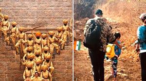Republic Day 2019: Akshay Kumar celebrated the day with an early morning hike and a new still from his film Kesari. Republic Day 2019: Akshay Kumar celebrated the day with an early morning hike and a new still from his film Kesari.