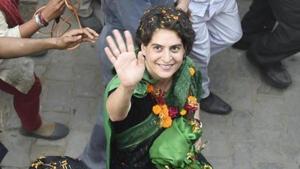 Priyanka Gandhi Vadra at a road show in Amethi in 2014. The Congress party on Wednesday, Jan 23, 2019 appointed Priyanka Gandhi Vadra as All India Congress Committee (AICC) General Secretary of Uttar Pradesh East. (File Photo)(PTI) Priyanka Gandhi Vadra at a road show in Amethi in 2014. The Congress party on Wednesday, Jan 23, 2019 appointed Priyanka Gandhi Vadra as All India Congress Committee (AICC) General Secretary of Uttar Pradesh East. (File Photo)(PTI)