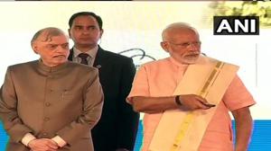 Prime Minister Narendra Modi Sunday dedicated to the nation an integrated refinery expansion complex of the public sector Bharat Petroleum Corporation Limited at the Kochi Refinery.(ANI/Twitter) Prime Minister Narendra Modi Sunday dedicated to the nation an integrated refinery expansion complex of the public sector Bharat Petroleum Corporation Limited at the Kochi Refinery.(ANI/Twitter)