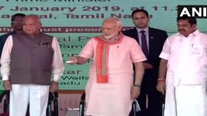 Prime Minister Narendra Modi also dedicated 12 passport Seva Kendras.(Twitter/ANI) Prime Minister Narendra Modi also dedicated 12 passport Seva Kendras.(Twitter/ANI)