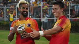 East Bengal beat Mohun Bagan in their I-League encounter.(AIFF) East Bengal beat Mohun Bagan in their I-League encounter.(AIFF)
