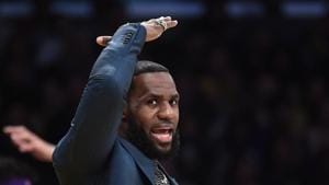 File image of Los Angeles Lakers’ Lebron James.(AP) File image of Los Angeles Lakers’ Lebron James.(AP)