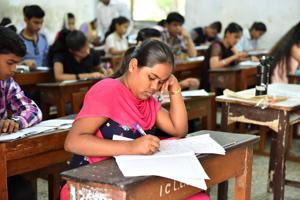 Navi Mumbai, India - March 7, 2017: Students giving SSC exam in their center at ICL High School Vashi in Navi Mumbai on Tuesday, March 7, 2017. (Photo by Bachchan Kumar / Hindustan Times)(HT File photo) Navi Mumbai, India - March 7, 2017: Students giving SSC exam in their center at ICL High School Vashi in Navi Mumbai on Tuesday, March 7, 2017. (Photo by Bachchan Kumar / Hindustan Times)(HT File photo)