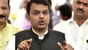 Maharashtra chief minister Devendra Fadnavis said the BJP wants an alliance to keep those who looted the nation out of power.(Anshuman Poyrekar/HT File Photo) Maharashtra chief minister Devendra Fadnavis said the BJP wants an alliance to keep those who looted the nation out of power.(Anshuman Poyrekar/HT File Photo)